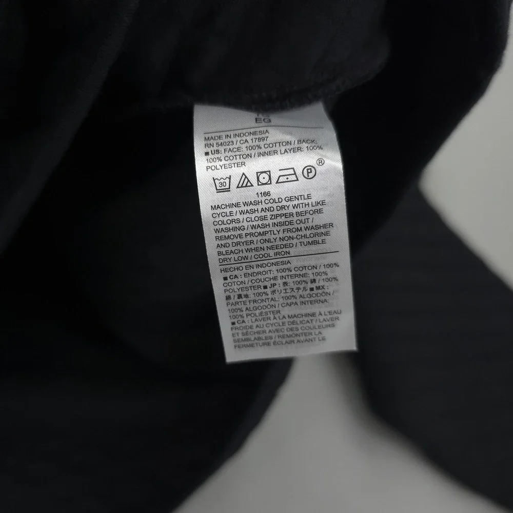 Banana Republic Sweater Mens XL Black 1/4 Zip Knit Pullover Quilted Geometric